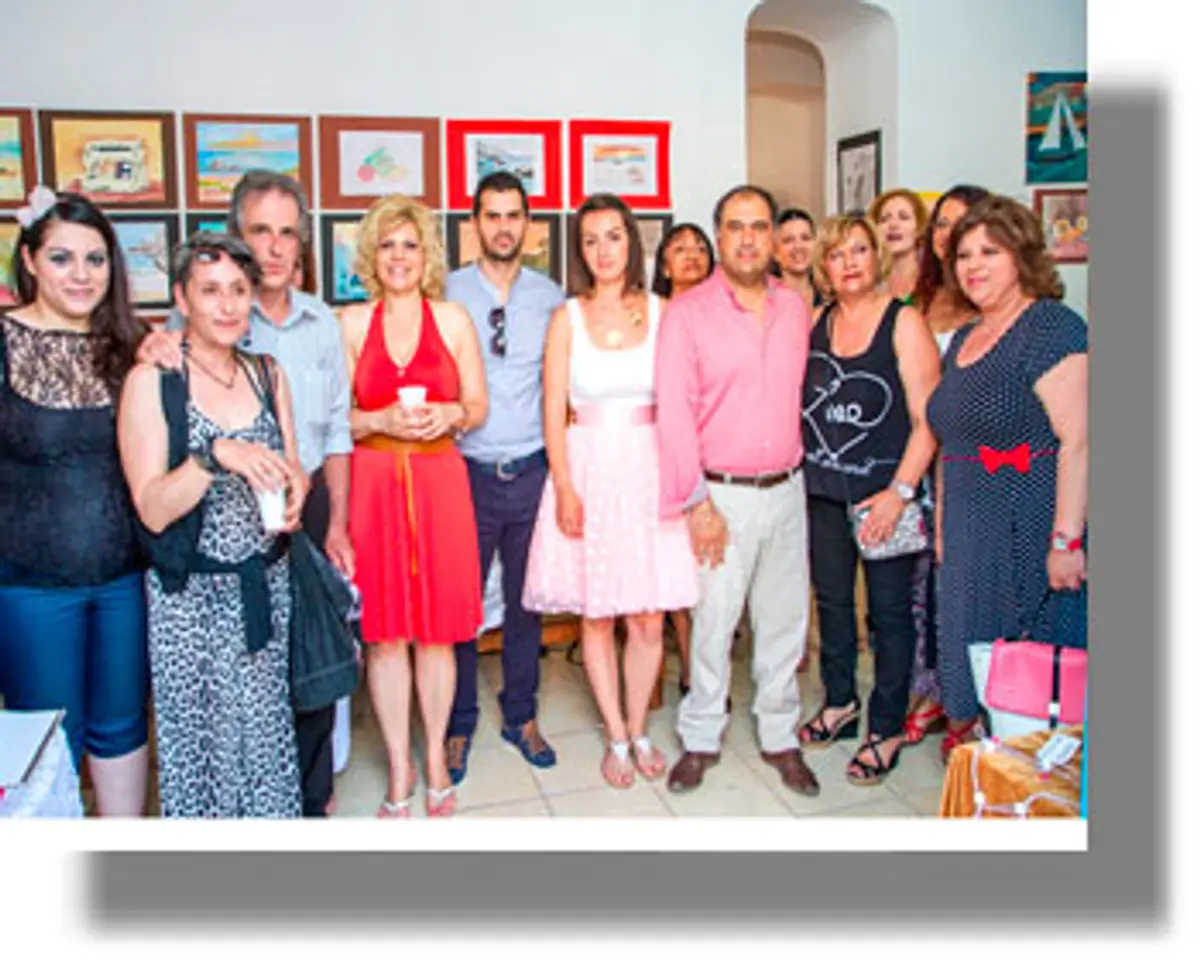 Ολοκληρώθηκε η έκθεση ζωγραφικής, κοσμήματος , κοπτικής ραπτικής και αρωματικών –φαρμακευτικών φυτών του Κ.Δ.Β.Μ Δήμου Λέρου