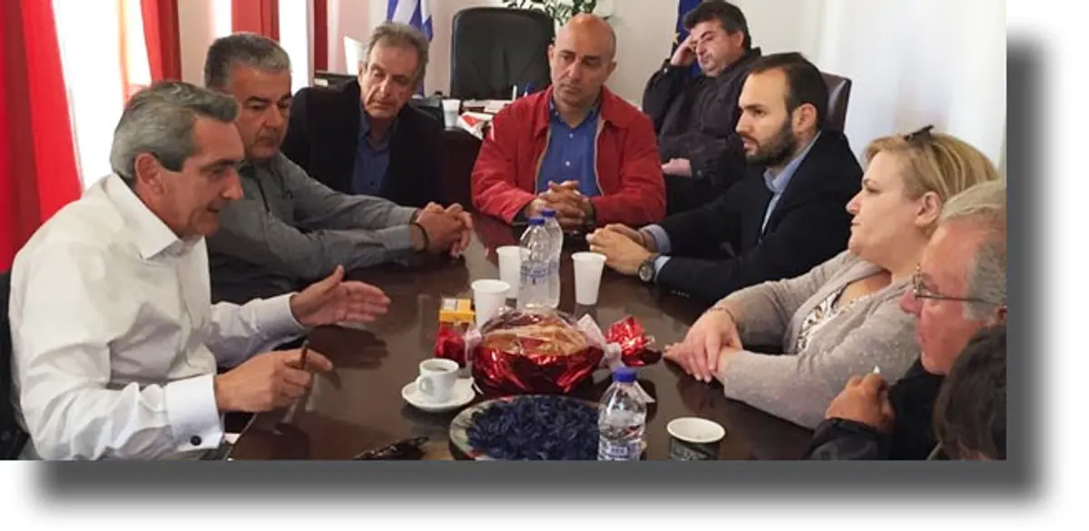 ΛΕΡΟΣ: Σύσκεψη στο Δημαρχείο υπό τον Περιφερειάρχη για την πορεία των έργων