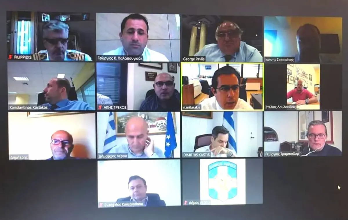 Λέρος: Τηλεδιάσκεψη Δημάρχου με τη δημοτική επιτροπή Μεταναστευτικού και τον Υπουργό Μετανάστευσης και Ασύλου