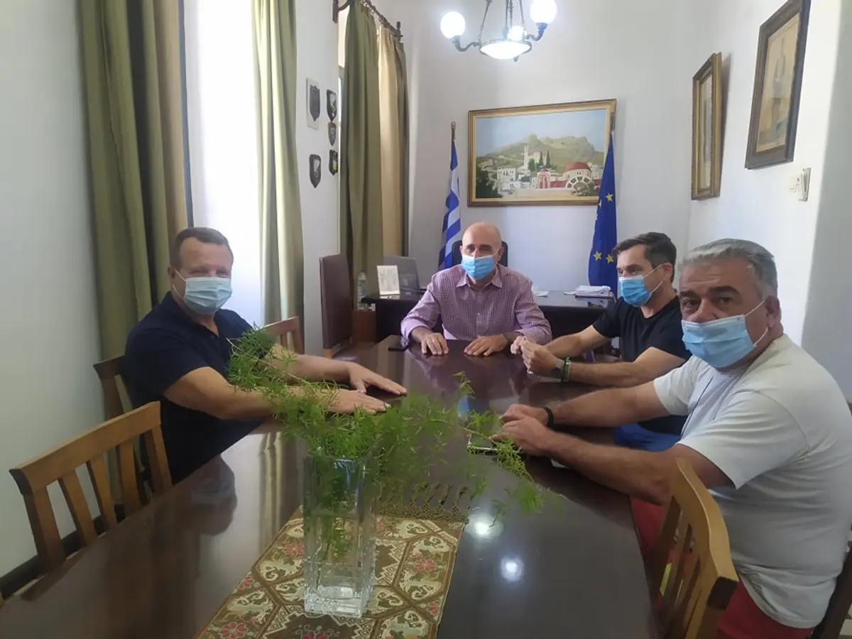 Λέρος: Eπίσκεψη Αντιπεριφερειάρχη Δωδεκανήσου κ. Ευστρατίου