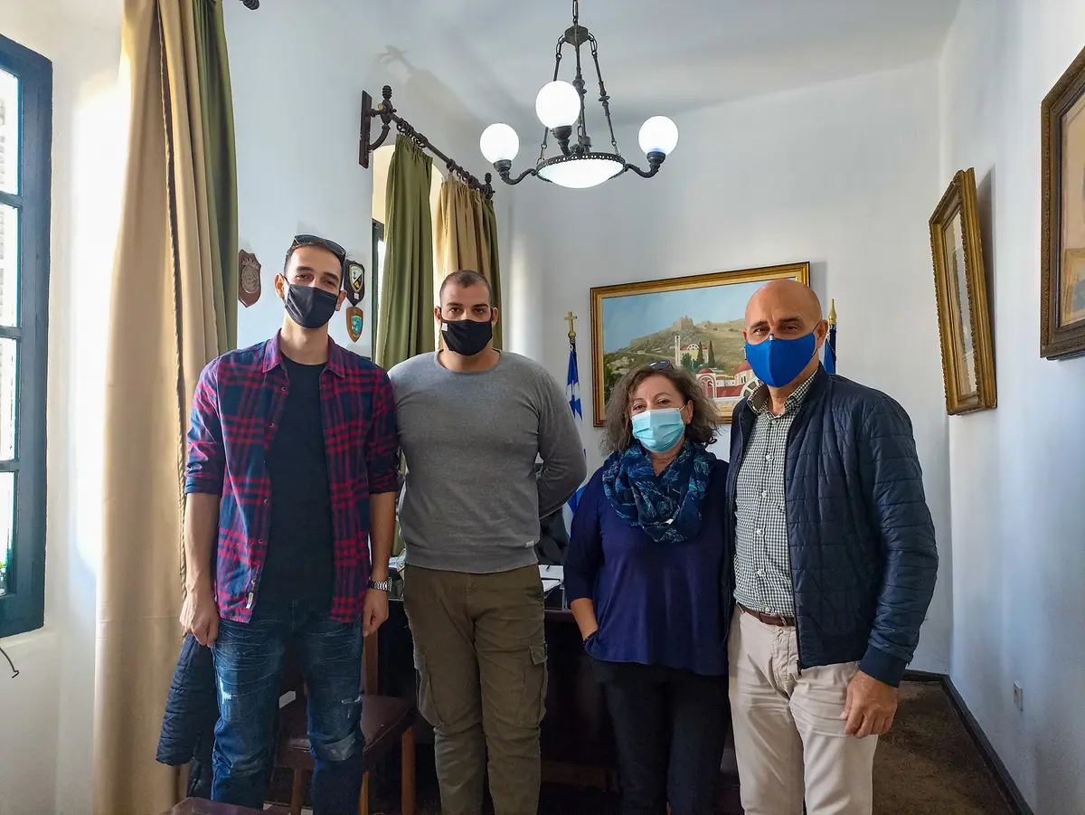 Συνάντηση Προέδρου Συνοριακών Φυλάκων Δωδ/σου με τον Δήμαρχο Λέρου