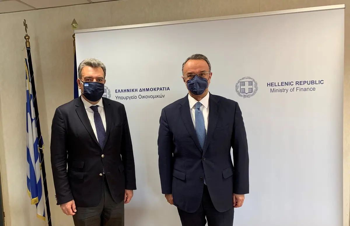 Συνάντηση του Μάνου Κόνσολα με τον Υπουργό Οικονομικών, κ. Χρήστο Σταϊκούρα