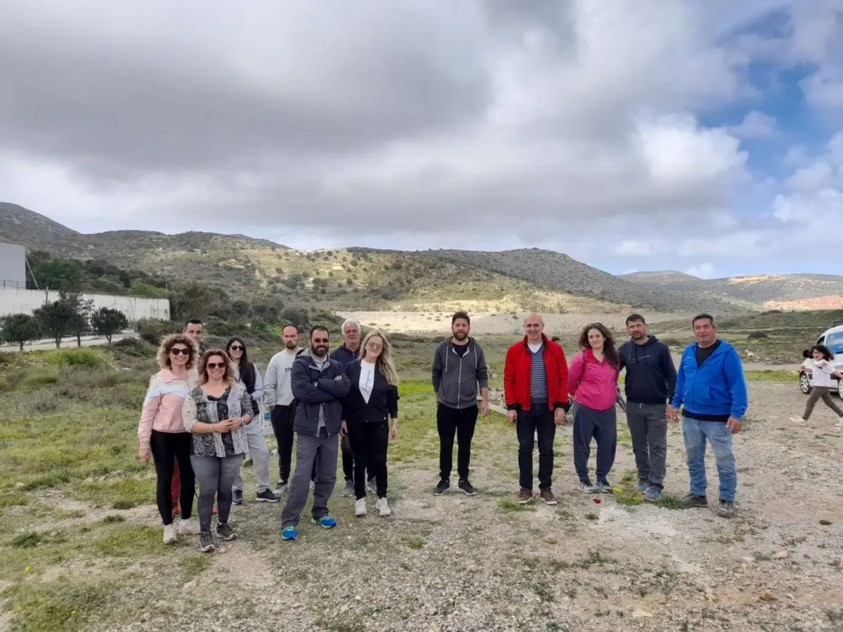 Λέρος: Δενδροφύτευση στην περιοχή Παρθενίου από το δημοτικό σχολείο Αλίντων