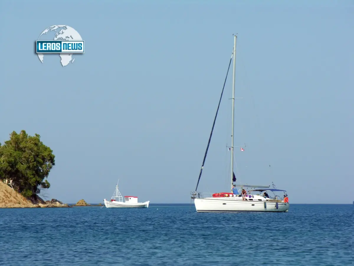 Μηχανική βλάβη Ι/Φ σκάφους στους Λειψούς
