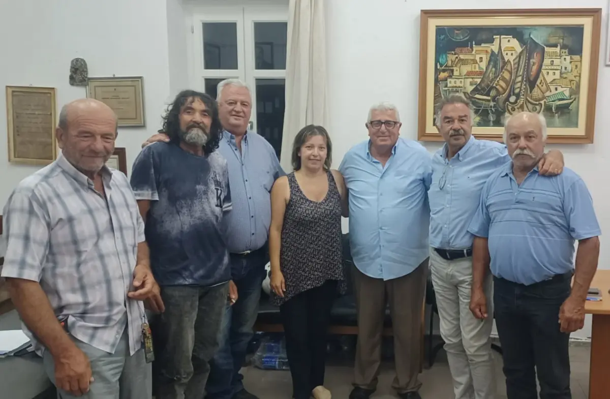 Στην Αστυπάλαια ο Αντιπεριφερειάρχης Πρωτογενούς Τομέα, Φ. Ζαννετίδης