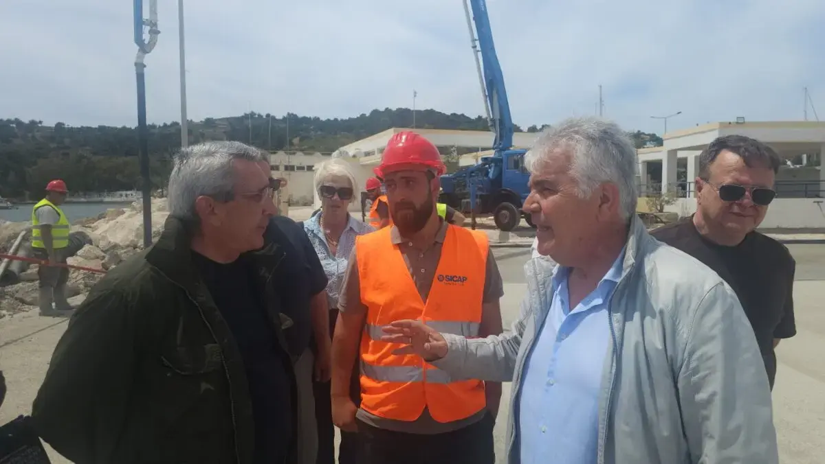 Λέρος: Αυτοψία Περιφερειάρχη – Δημάρχου στα υπό εξέλιξη έργα