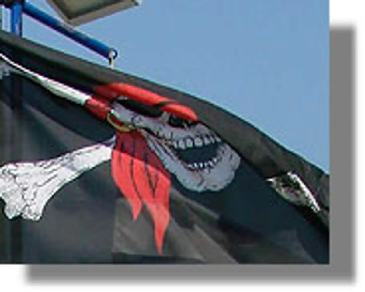 Πειρατική σημαία στο… Μαράθι, κατά της τρόικας!