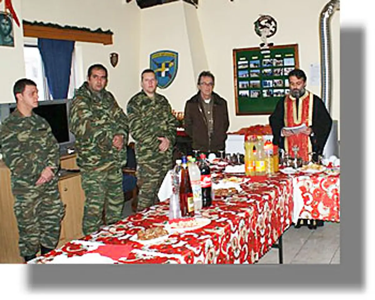 Αγιασμός στο Φυλάκιο Φαρμακονησίου