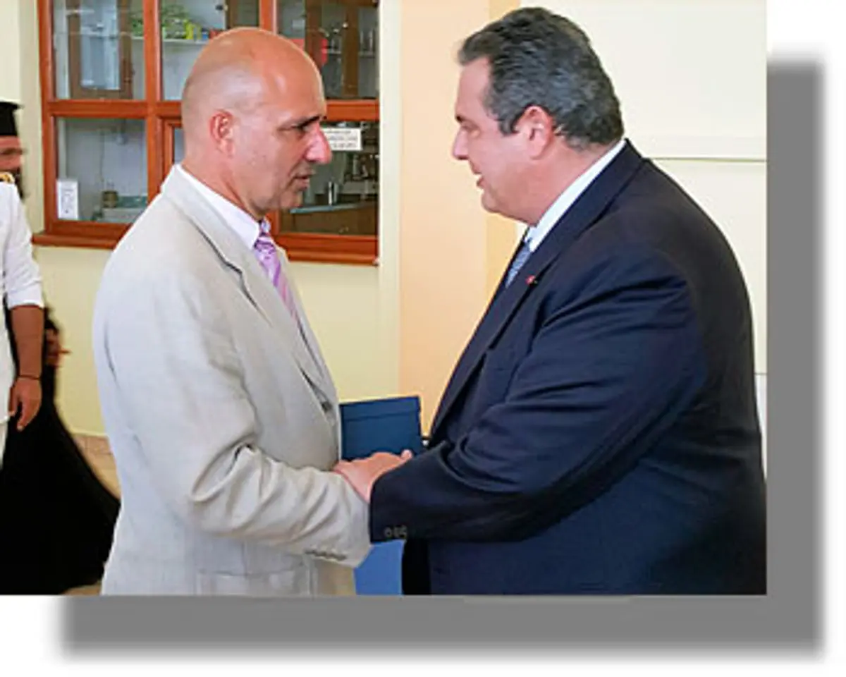 ΛΕΡΟΣ: Με τον Πάνο Καμμένο συναντήθηκε στην Αθήνα ο Δήμαρχος Λέρου