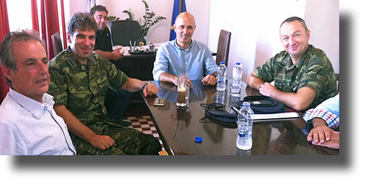 ΛΕΡΟΣ: Συνάντηση Δημάρχου με τον Διοικητή της 80 ΑΔΤΕ