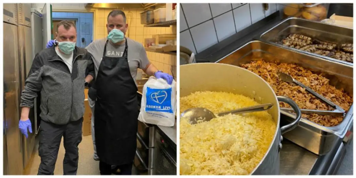 Οι δύο Ελληνες που συγκίνησαν τη Σουηδία -Μαγείρεψαν και μετέφεραν οι ίδιοι το φαγητό σε γιατρούς και νοσηλευτές