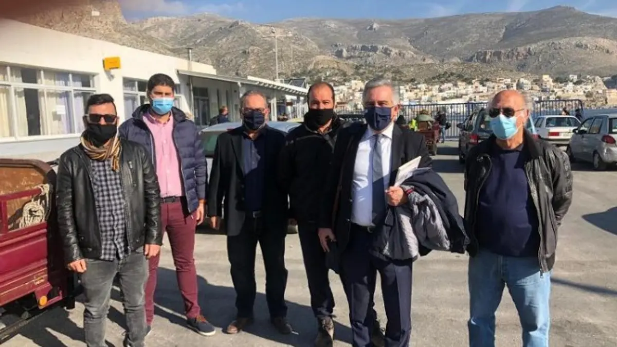 Επίσκεψη του B. Υψηλάντη σε Κάλυμνο και Λέρο – Συμμετείχε σε συσκέψεις για θέματα που απασχολούν τα νησιά