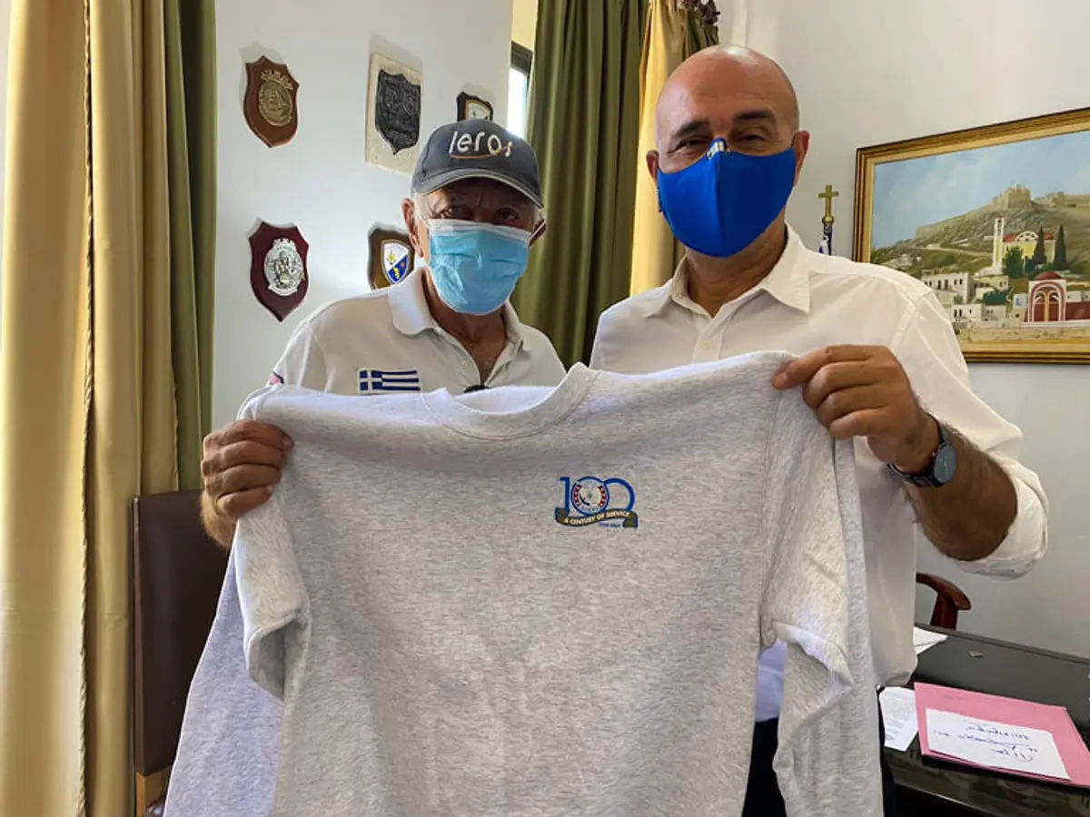 ΛΕΡΟΣ: 100 ΧΡΟΝΙΑ ΑΠΟ ΤΗΝ ΙΔΡΥΣΗ ΤΟΥ CHAPTER AHEPA – ΠΡΟΘΕΣΗ ΝΑ ΑΓΝΩΡΙΣΤΕΙ Ο ΔΗΜΑΡΧΟΣ ΩΣ ΕΠΙΤΙΜΟ ΜΕΛΟΣ