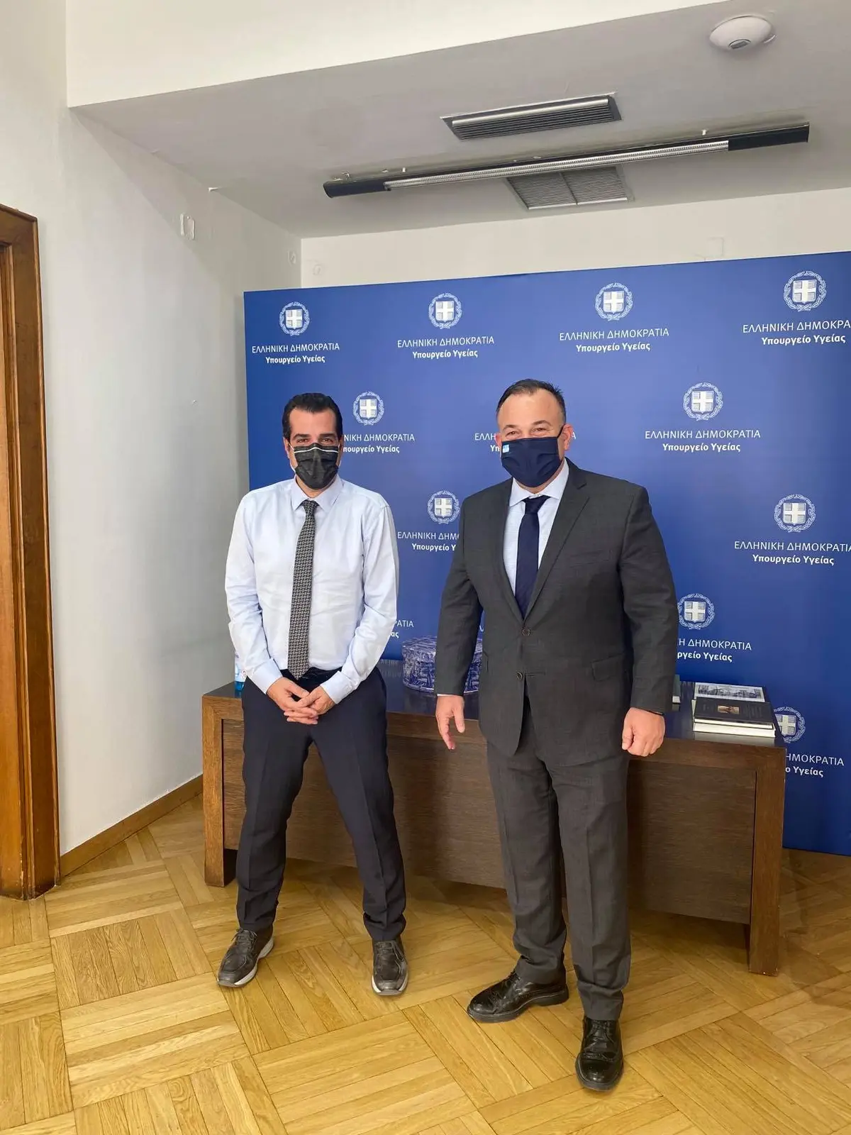 Σύσκεψη Ιωάννη Παππά στο Υπουργείο Υγείας με τον Υπουργό κ. Θάνο Πλεύρη