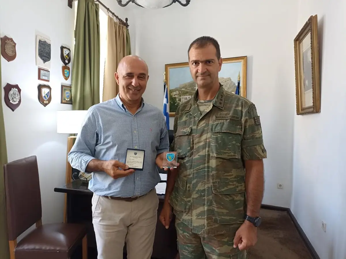 ΕΠΙΣΚΕΨΗ ΑΠΕΡΧΟΜΕΝΟΥ ΔΙΟΙΚΗΤΗ 588ΤΕ ΣΤΟΝ ΔΗΜΑΡΧΟ ΛΕΡΟΥ