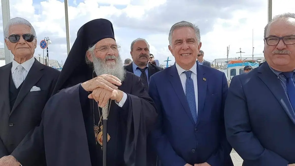 Ο Βασίλης Α. Υψηλάντης στην Κάλυμνο για τις εκδηλώσεις της 75 ης Επετείου από την Ενσωμάτωση της Δωδεκανήσου