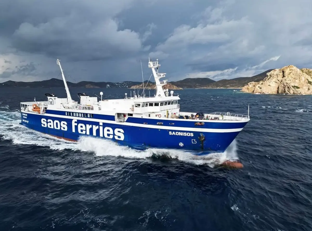 Ανεκτέλεστα δρομολόγια του Ε/Γ-Ο/Γ «ΣΑΟΝΗΣΟΣ» τη Δευτέρα και την Τρίτη λόγω καιρού