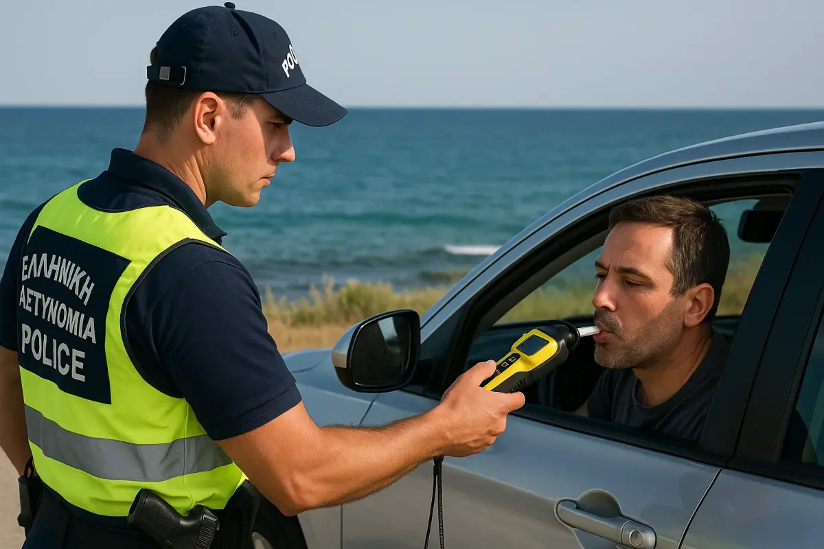 Λέρος: Σύλληψη 53χρονου χωρίς δίπλωμα και υπό την επήρεια αλκοόλ