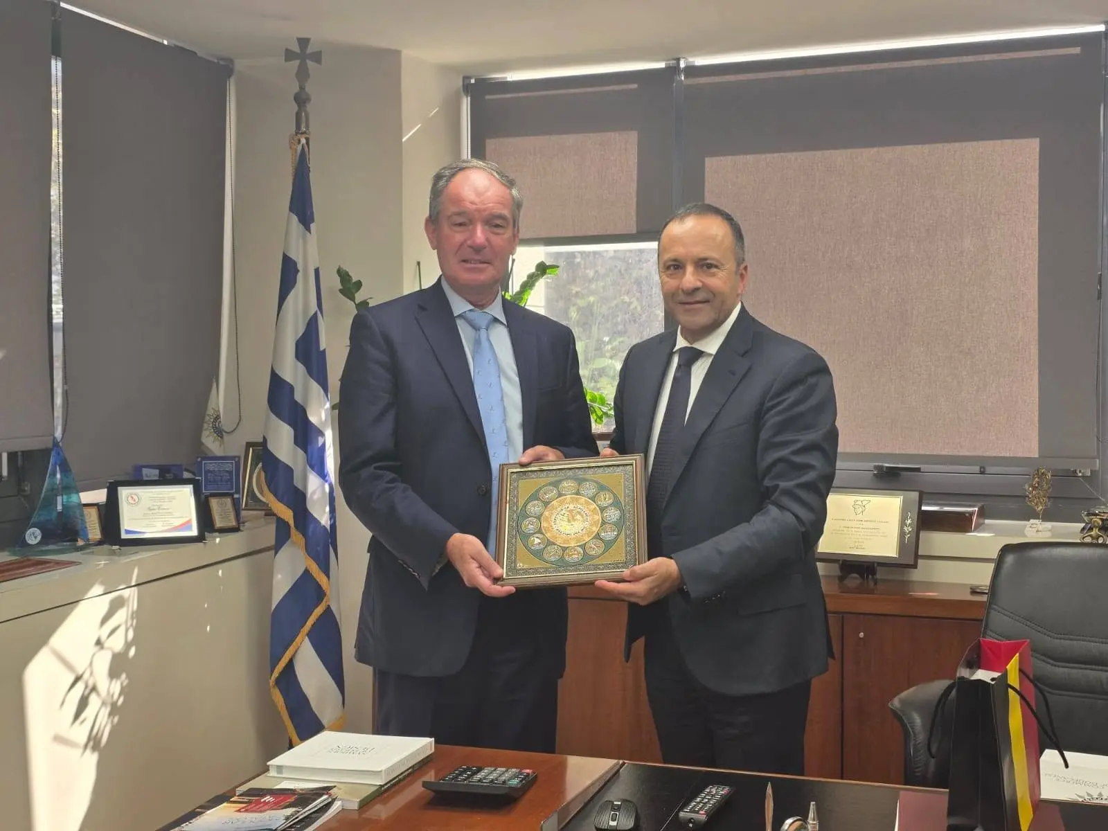 Συνάντηση του Προέδρου του Επιμελητηρίου Δωδεκανήσου με τον Πρέσβη του Βελγίου